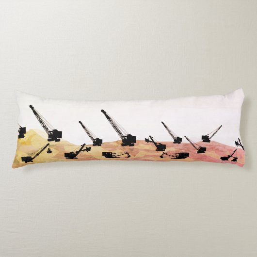 Coussins Longs Opérateur de grue Opérateur de lunettes Ingénieurs (Devant)