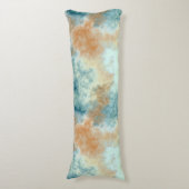 Coussins Longs Or et Turquoise (Devant (Vertical))