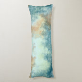 Coussins Longs Or et Turquoise (Dos (Vertical))