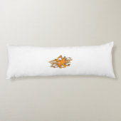 Coussins Longs Orange jaunâtre, Jaune orangé (Dos)