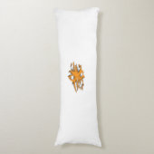 Coussins Longs Orange jaunâtre, Jaune orangé (Devant (Vertical))