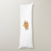 Coussins Longs Orange jaunâtre, Jaune orangé (Dos (Vertical))