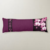 Coussins Longs Orchidées japonaises (Dos)