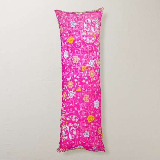 Coussins Longs Oreiller à corps rose chic (Dos (Vertical))