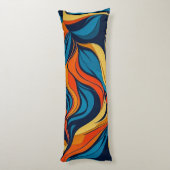 Coussins Longs Oreiller Abstrait (Dos (Vertical))