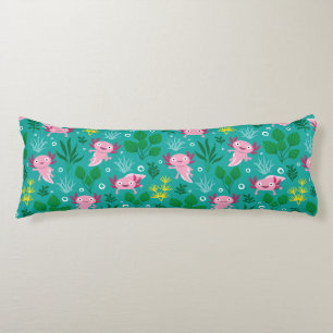 Coussins Longs Oreiller Axolotl
