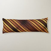 Coussins Longs Oreiller Brown doré (Dos)