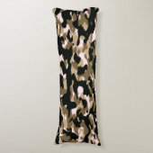 Coussins Longs Oreiller Brown pour corps de camo noir (Devant (Vertical))