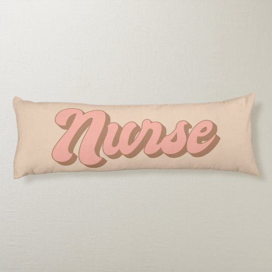Coussins Longs Oreiller Cadeau Retro Nurse (Dos)