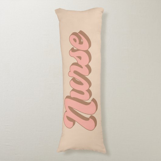 Coussins Longs Oreiller Cadeau Retro Nurse (Devant (Vertical))