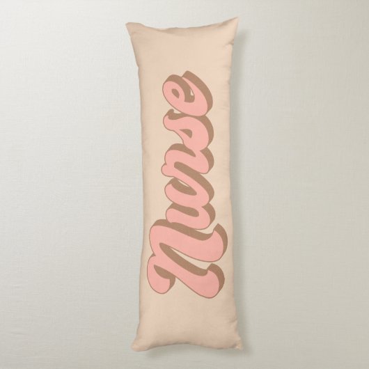 Coussins Longs Oreiller Cadeau Retro Nurse (Dos (Vertical))
