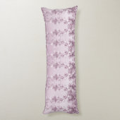 Coussins Longs Oreiller carrosserie de feuillage rose (Dos (Vertical))