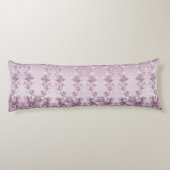 Coussins Longs Oreiller carrosserie de feuillage rose (Dos)