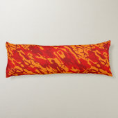 Coussins Longs Oreiller carrosserie Lava Red Camo (Dos)