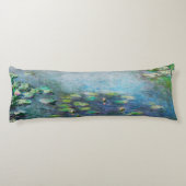 Coussins Longs Oreiller Claude Monet Nénuphar Art Fin (Dos)
