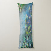 Coussins Longs Oreiller Claude Monet Nénuphar Art Fin (Dos (Vertical))