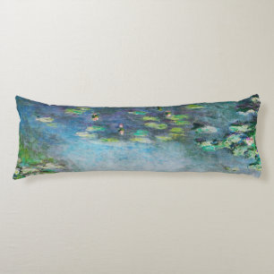 Coussins Longs Oreiller Claude Monet Nénuphar Art Fin
