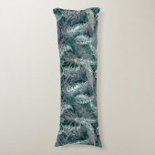 Coussins Longs Oreiller corporeel à motif de palmiers tropicaux (Devant (Vertical))