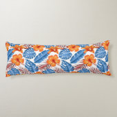 Coussins Longs Oreiller corporeel à motif de palmiers tropicaux (Dos)