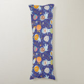 Coussins Longs Oreiller corporel des animaux de l'espace mignon (Devant (Vertical))