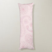 Coussins Longs Oreiller corporel Douceur Rose (Dos (Vertical))