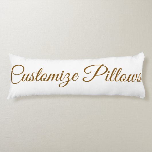 Coussins Longs Oreiller corporel en polyester (Devant)