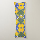 Coussins Longs Oreiller corporel en polyester brossé personnalisé (devant Vertical)