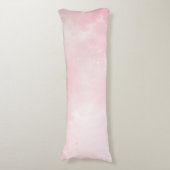 Coussins Longs Oreiller Corporel en Polyester Brossé Rose Paillet (Devant (Vertical))