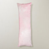 Coussins Longs Oreiller Corporel en Polyester Brossé Rose Paillet (Dos (Vertical))