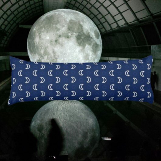 Coussins Longs Oreiller corporel Étoiles célestes et Lune – Bleu
