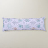 Coussins Longs « Oreiller corporel flocon de neige » (Dos)