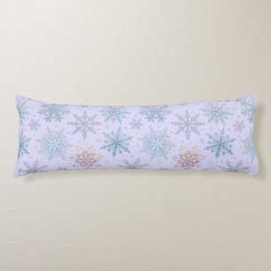 Coussins Longs « Oreiller corporel flocon de neige »
