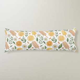 Coussins Longs Oreiller Corporel Jardin Citron – Sucette au Citro