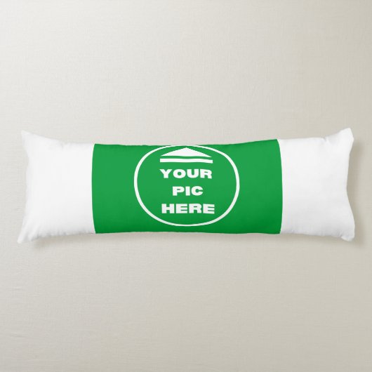 Coussins Longs Oreiller corporel - Personnalisé - Ajouter votre i (Devant)