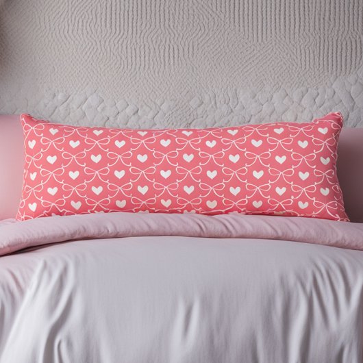 Coussins Longs Oreiller corporel rose personnalisé