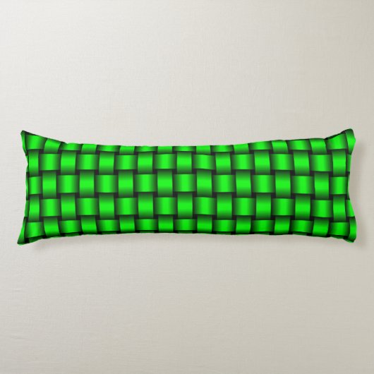 Coussins Longs Oreiller corporel, Tissu vert (Devant)