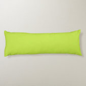 Coussins Longs Oreiller Corporel Vert Citron 20" x 54" (Dos)