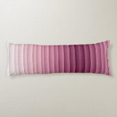 Coussins Longs Oreiller corporel vertical dégradé rose monogramme (Dos)