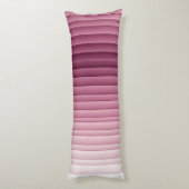 Coussins Longs Oreiller corporel vertical dégradé rose monogramme (Dos (Vertical))