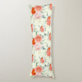 Coussins Longs Oreiller corps à motif floral (Devant (Vertical))