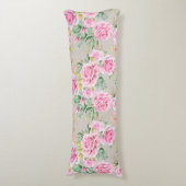 Coussins Longs Oreiller corps à motif floral (Devant (Vertical))