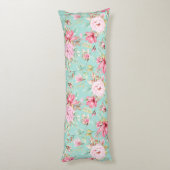 Coussins Longs Oreiller corps à motif floral (Dos (Vertical))