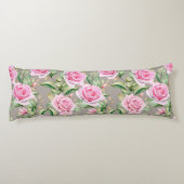 Coussins Longs Oreiller corps à motif floral (Dos)