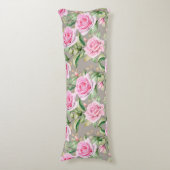 Coussins Longs Oreiller corps à motif floral (Devant (Vertical))