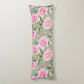 Coussins Longs Oreiller corps à motif floral (Dos (Vertical))