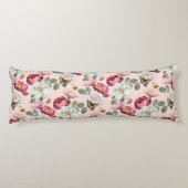 Coussins Longs Oreiller corps à motif floral (Dos)