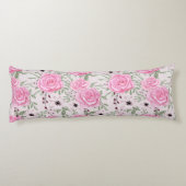 Coussins Longs Oreiller corps à motif floral (Dos)