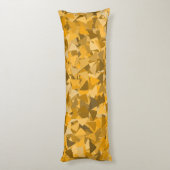 Coussins Longs Oreiller Corps à Motif Triangle Brun Orange (Dos (Vertical))