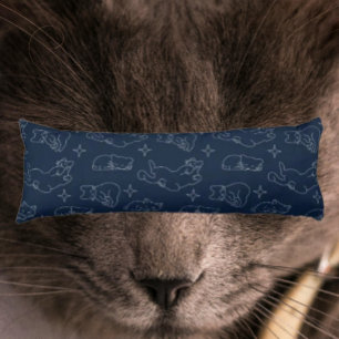 Coussins Longs Oreiller Corps Amoureux Chat Endormi – Motif Chat 