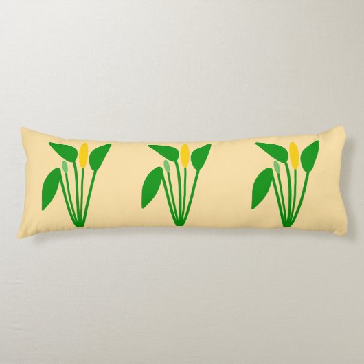 Coussins Longs Oreiller corps Araceae (Devant)